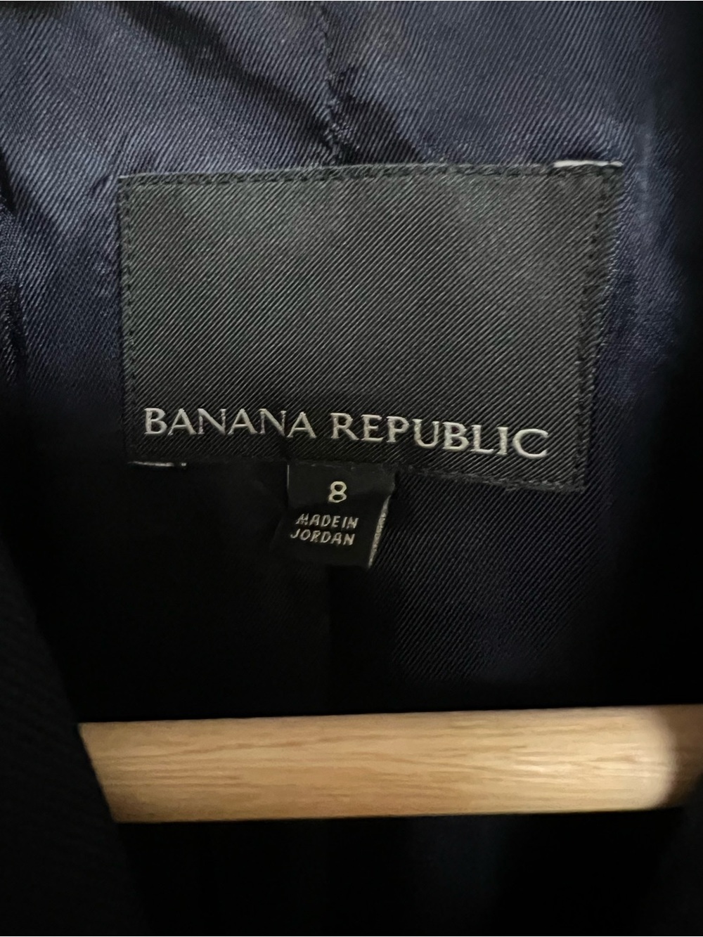 Banana Republic Navy Double-Breasted Blazer with Gold Buttons - Picture 5 of 11